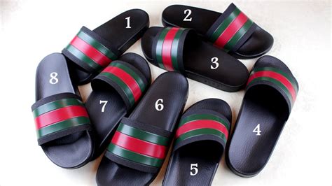 fake gucci slides amazon|how to authenticate gucci shoes.